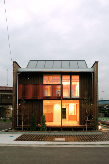 Hamura Solar Cube scandinave-facade