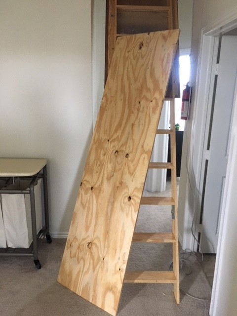 Attic Plywood Flooring Installed
