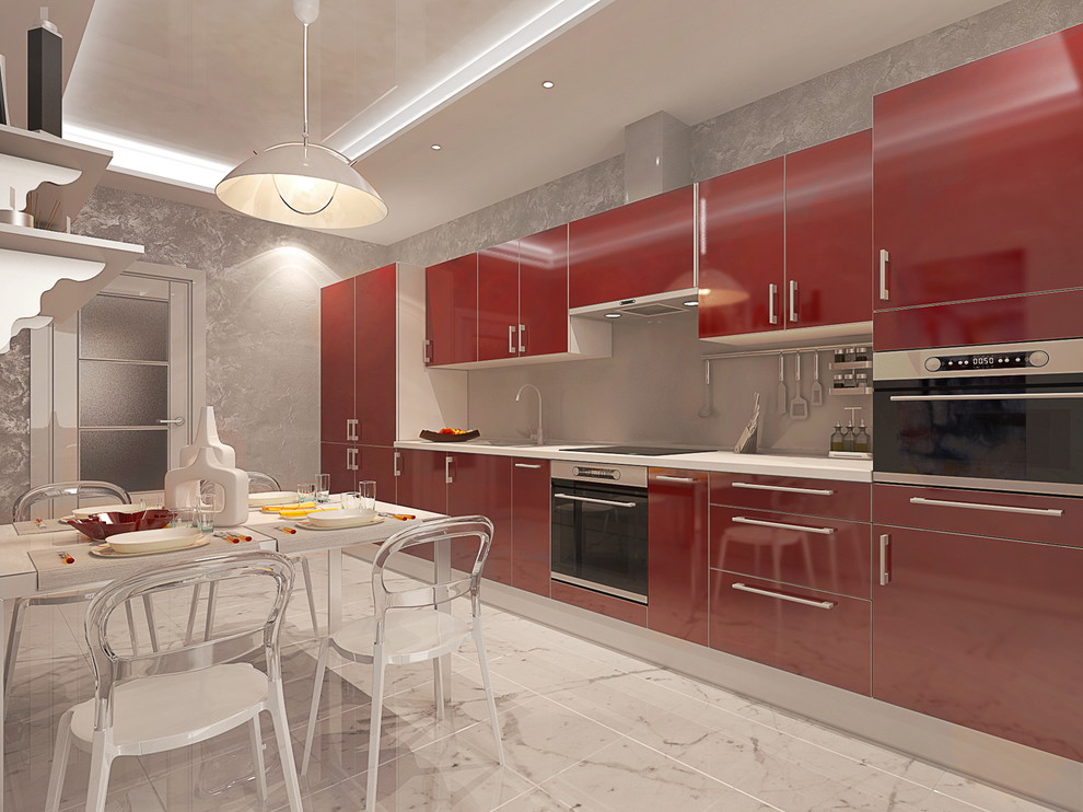 Interior of studio apartment