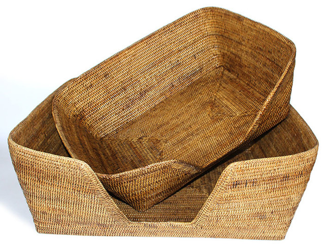 Rattan Large Dog Bed Basket 30 Farmhouse Dog Beds By Hudson Vine