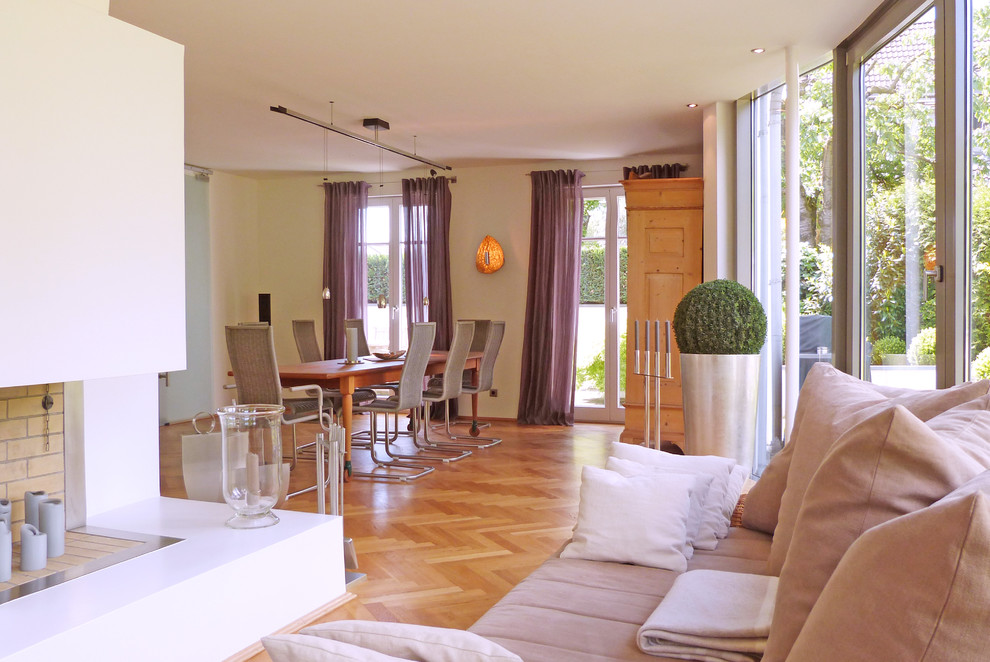 Modernes Wohnzimmer in Düsseldorf