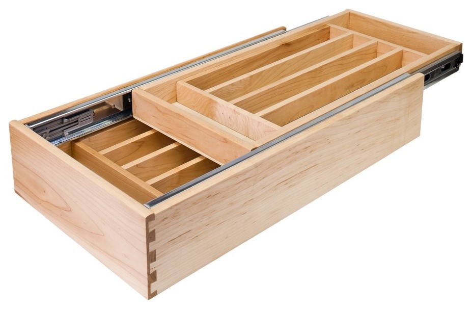 Double Cutlery Drawer, 18"