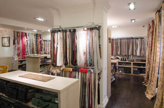 Интерьер салона тканей French Touch.