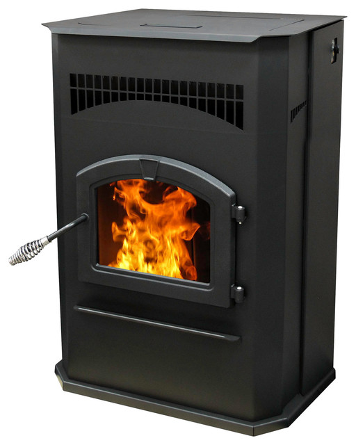 Cabinet Pellet Burning Stove With LED Comfort Control System ...