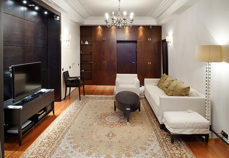 Реализованный проект гостиной