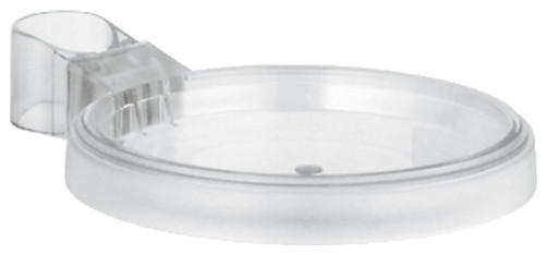 Grohe 27 206 Euphoria Shower Bar Mounted Soap Dish - Clear