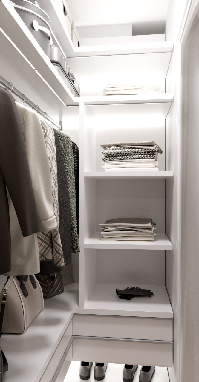 Лед и пламень. Гардеробная.