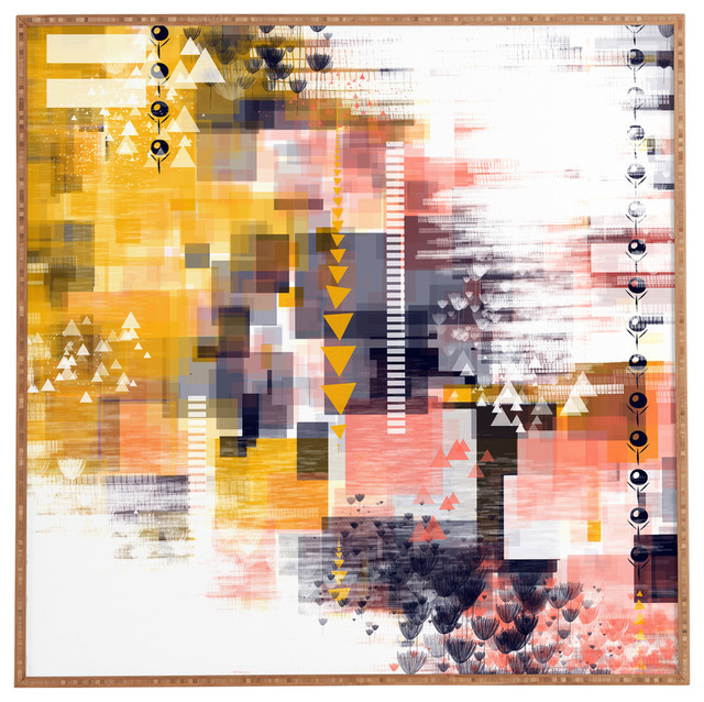 Deny Designs Jenean Morrison Charade Framed Wall Art, 20x20x1