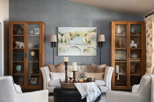Living Room Makeover classique-salon