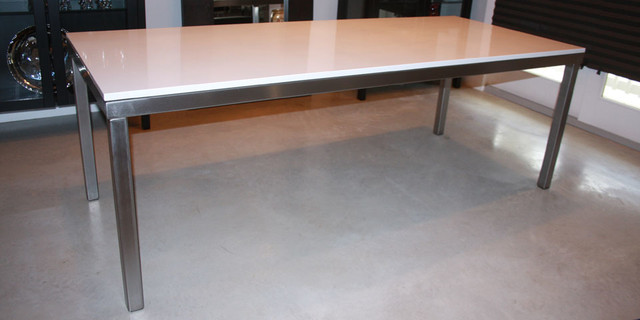 Modern Silestone Dining Table Austin By Refined Modern Silestone Dining Table