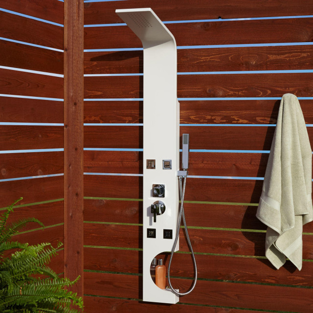 Signature Hardware 400736 Braunfels Thermostatic Outdoor Shower Tub