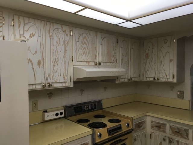 Schweitzer's painted kitchen