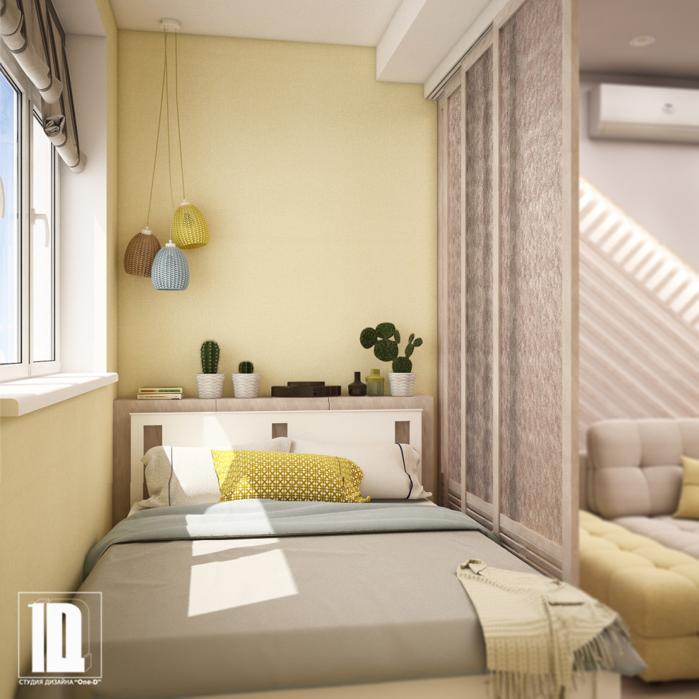 Дизайн-проект "Южное солнце" квартиры в ЖК Посейдон город Сочи 36 м2