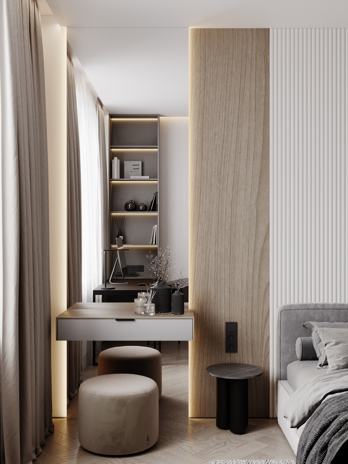 Идеальный современный интерьер в ЖК Homecity