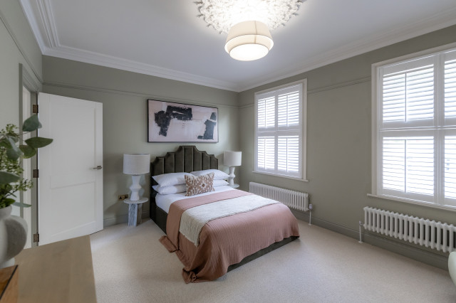 Loft Conversion, Ground floor extension & House renovation contemporaneo-camera-da-letto