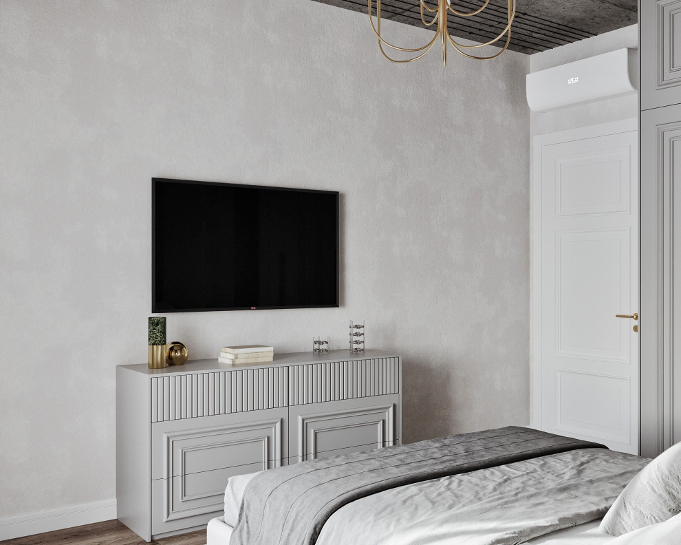 Дизайн квартиры в стиле лофт с элементами неоклассики