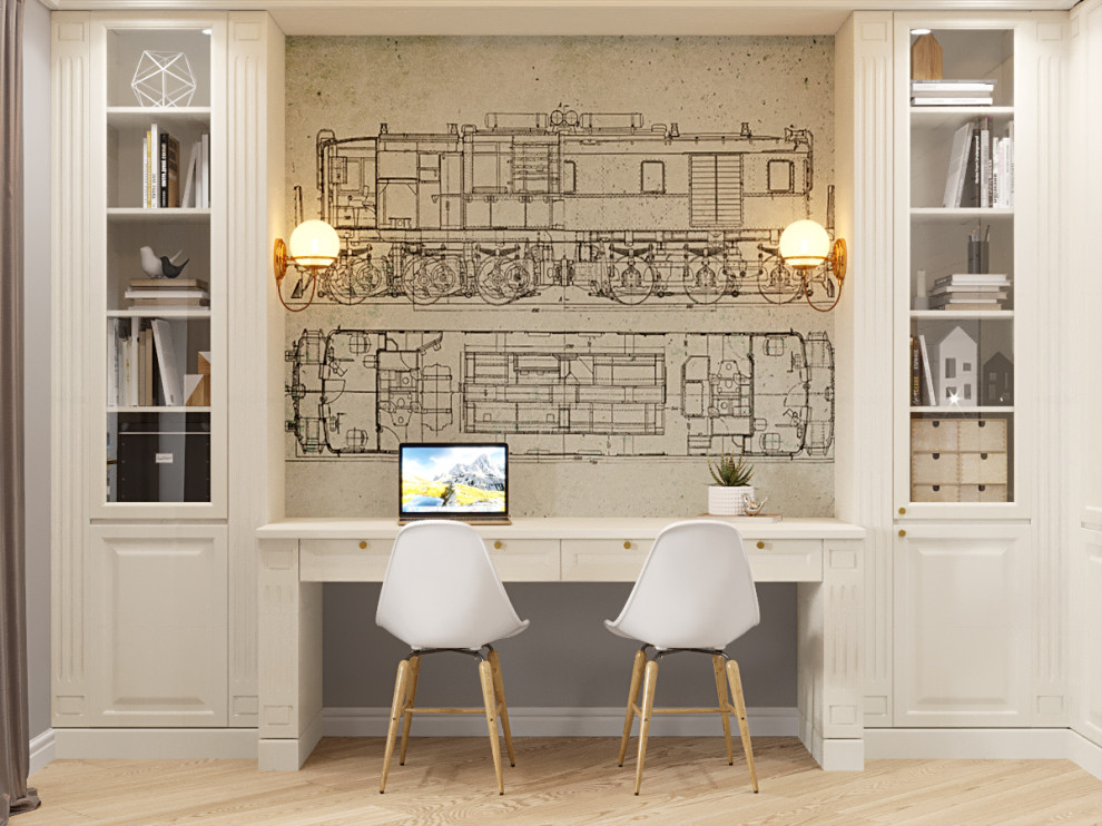 Детская для мальчика ( реконструкция кабинета)