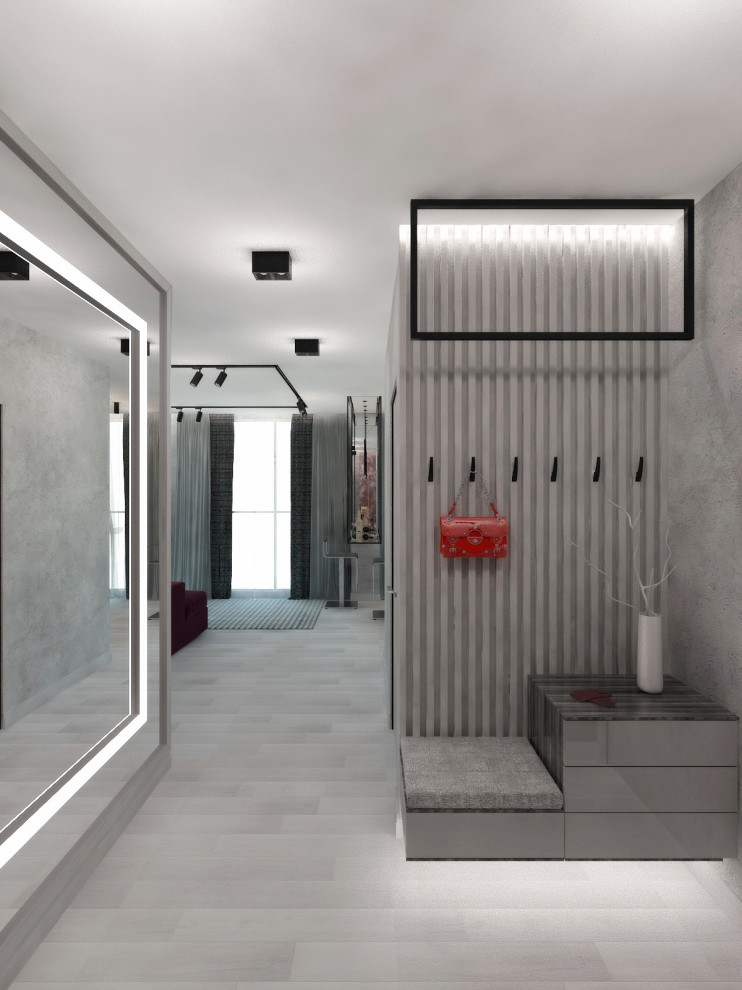 Минимализм в интерьере квартиры для отпуска в городе Сочи.