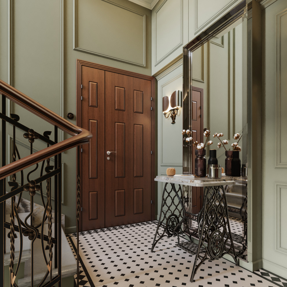 Подъезд в доме на ул. Бахрушина