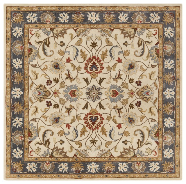 Surya Caesar Cae1125 Yellow Blue Classic Area Rug Traditional Surya Caesar Cae1125 Yellow Blue Classic Area Rug