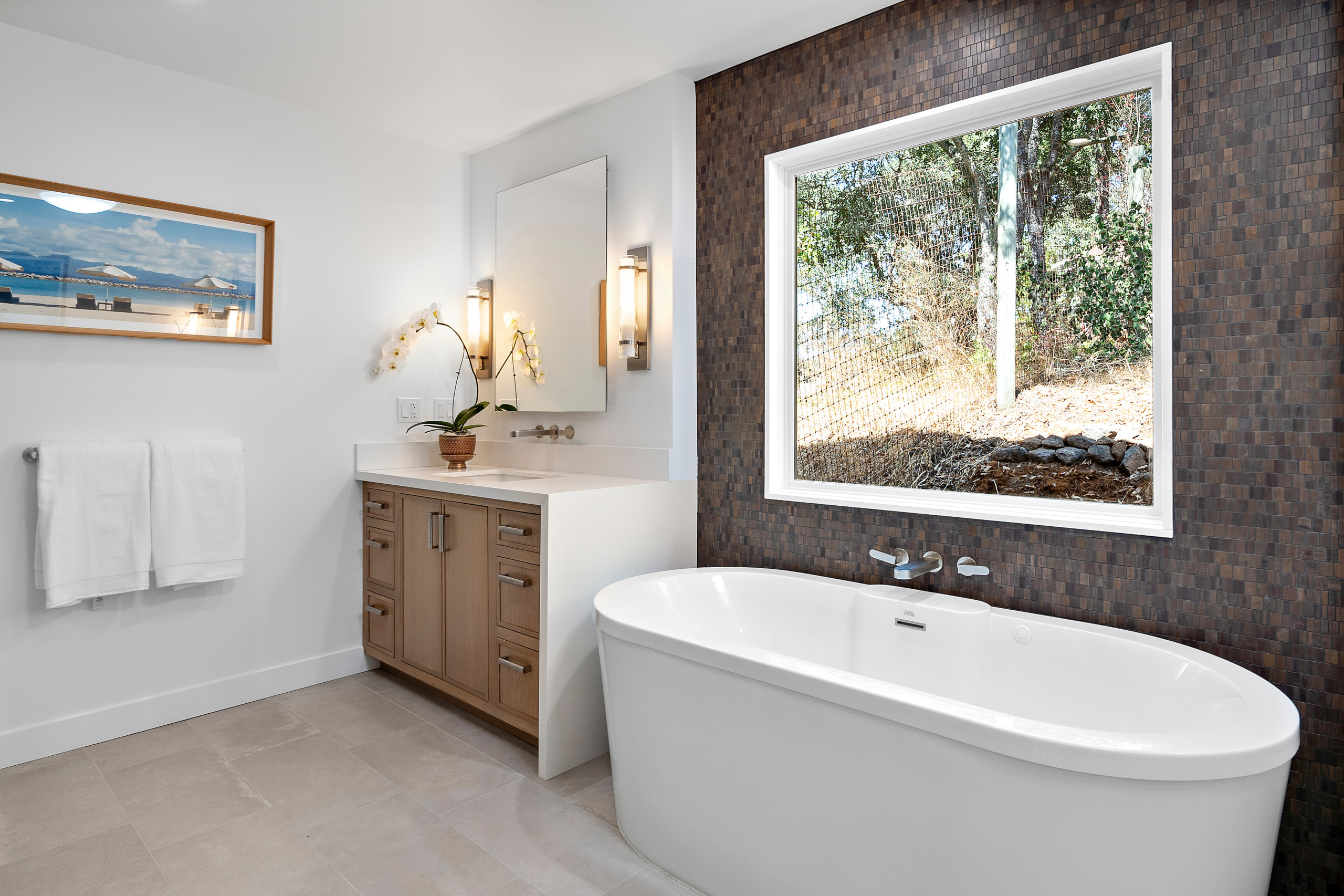 Santa Rosa | New Transitional Bathroom Remodel