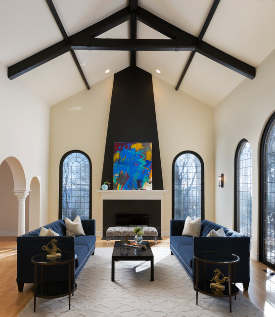Fox Point transitional-living-room