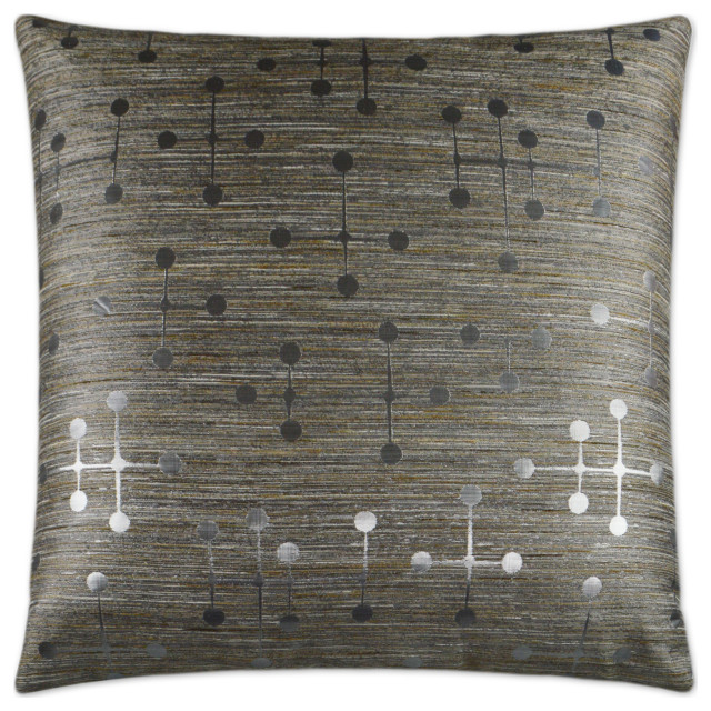 Canaan Company Morse Accent Pillow Silver Finish 2947S Contemporary