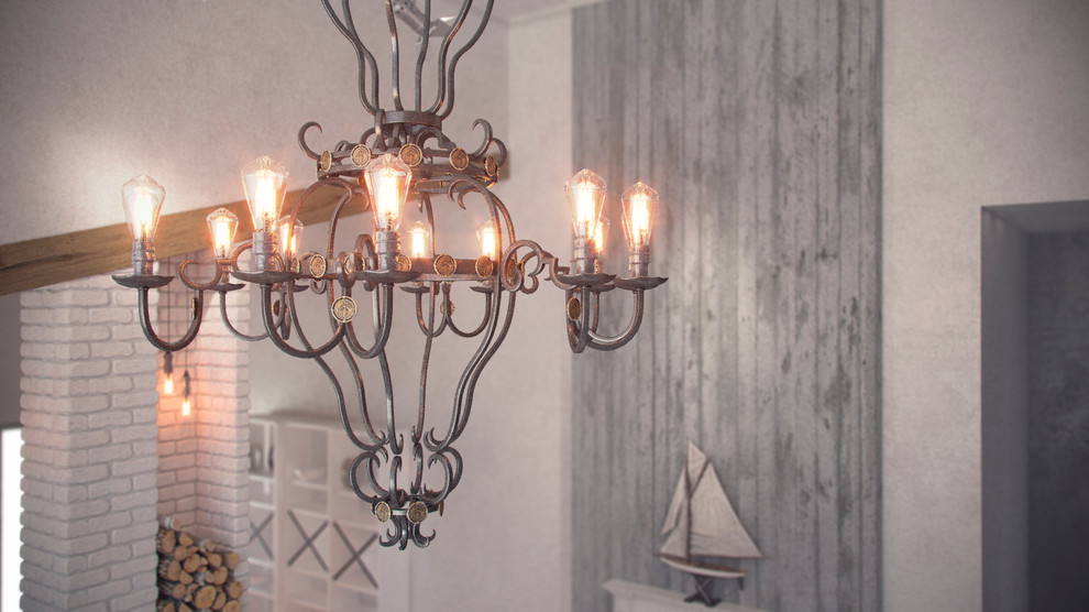 гостиная в скандинавском стиле