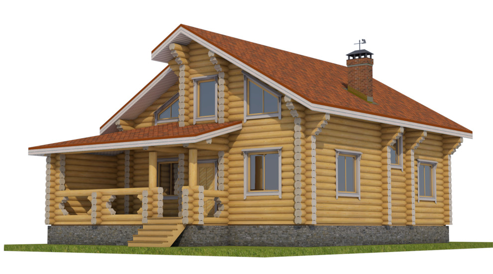 Бревенчатый дом