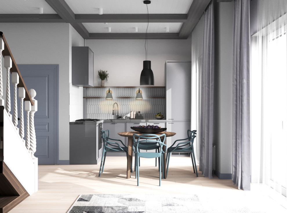 Таунхаус Совушки Кухня-гостиная, прихожая