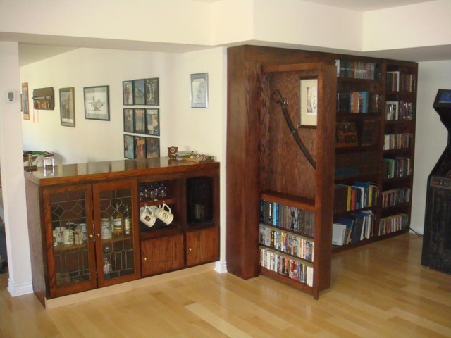 Invisidoor Hidden Door Bookcase Wohnzimmer Milwaukee Von