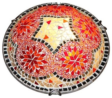 Art Win Lighting W10030 Handmade Mosaic Ceiling Lamp