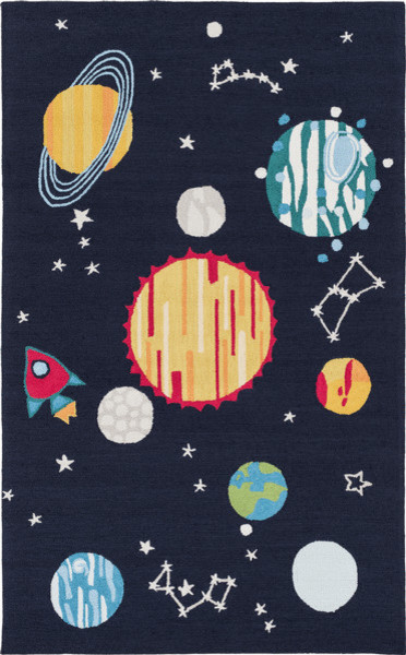 Surya Rug Co K A Boo Pkb 7009 5ft X 7ft 6in Navy