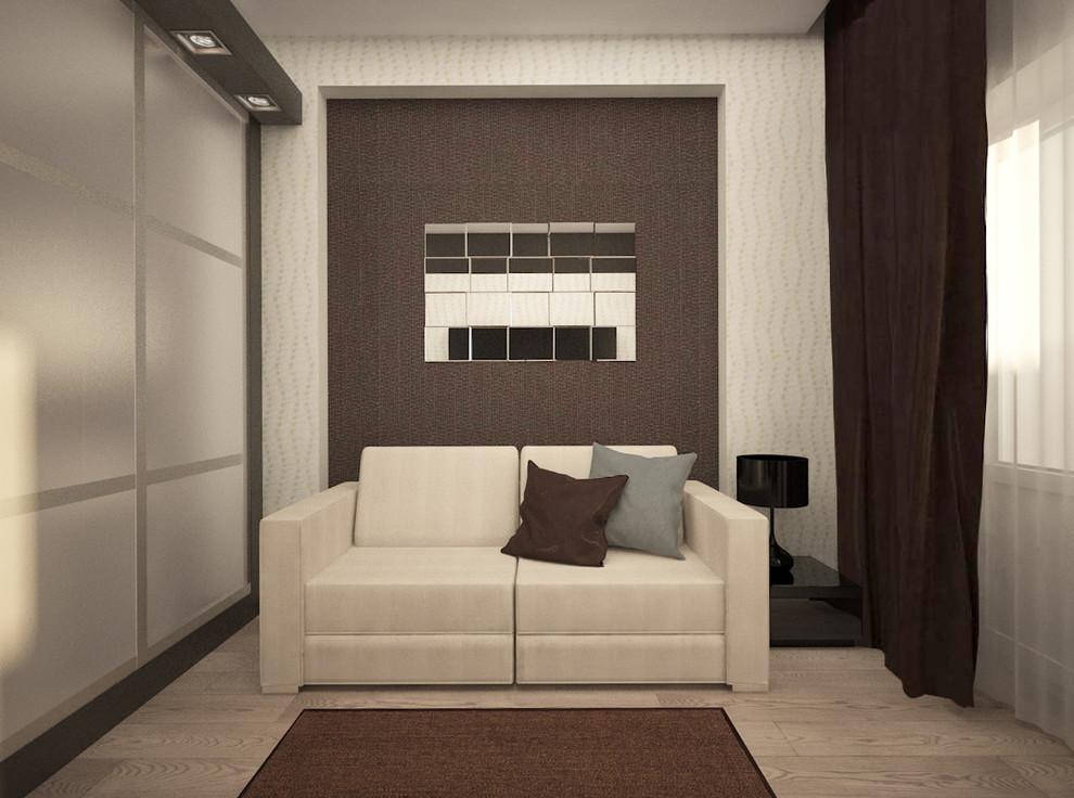 Фрагмент квартиры для холостяка в стиле минимализм