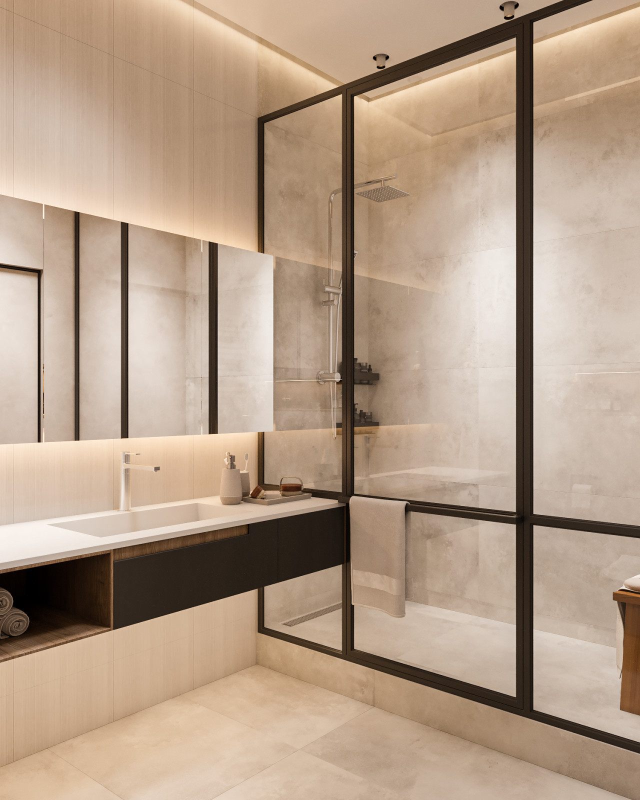 Дизайн интерьера квартиры общей площадью 121 м²