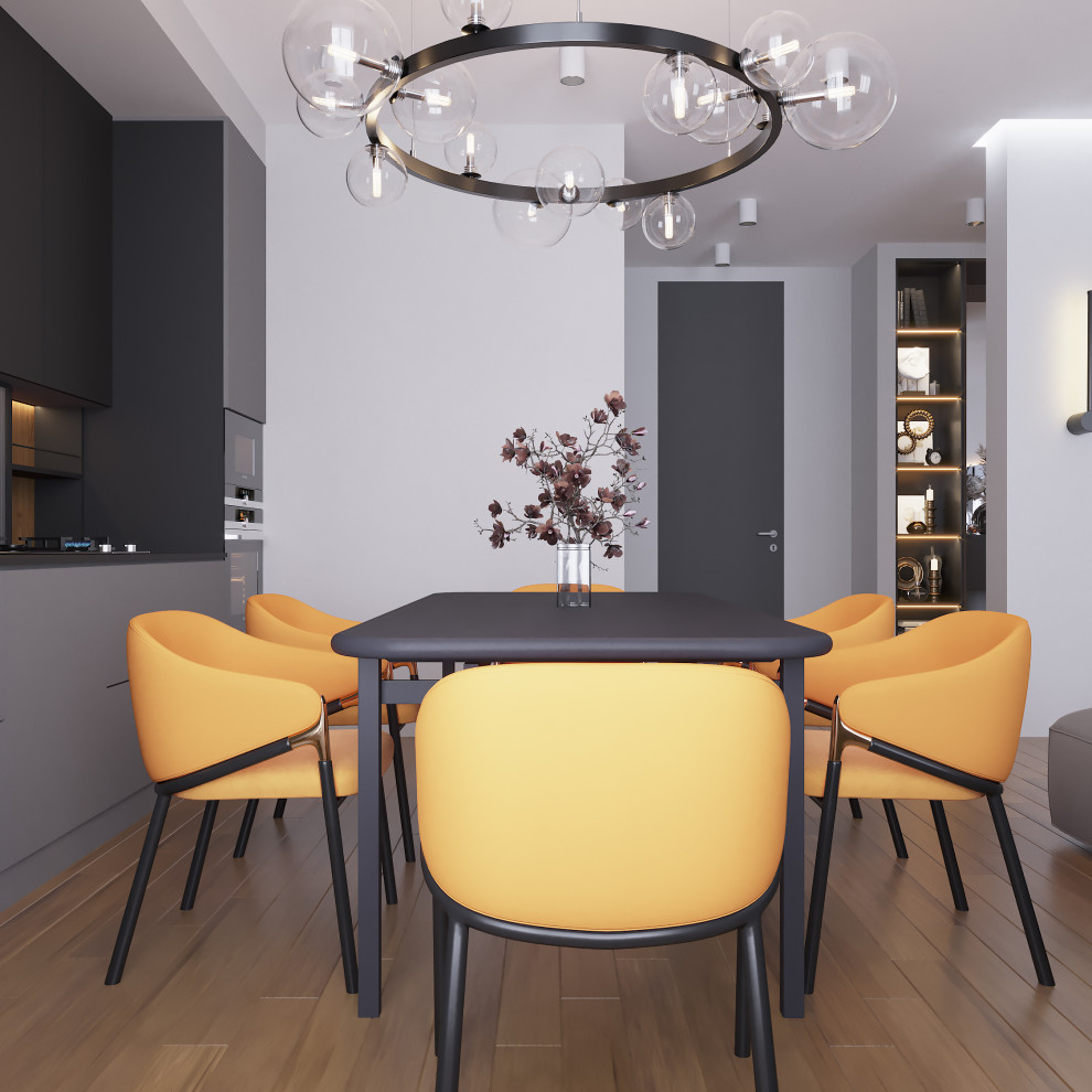 кухня-гостиная в доме