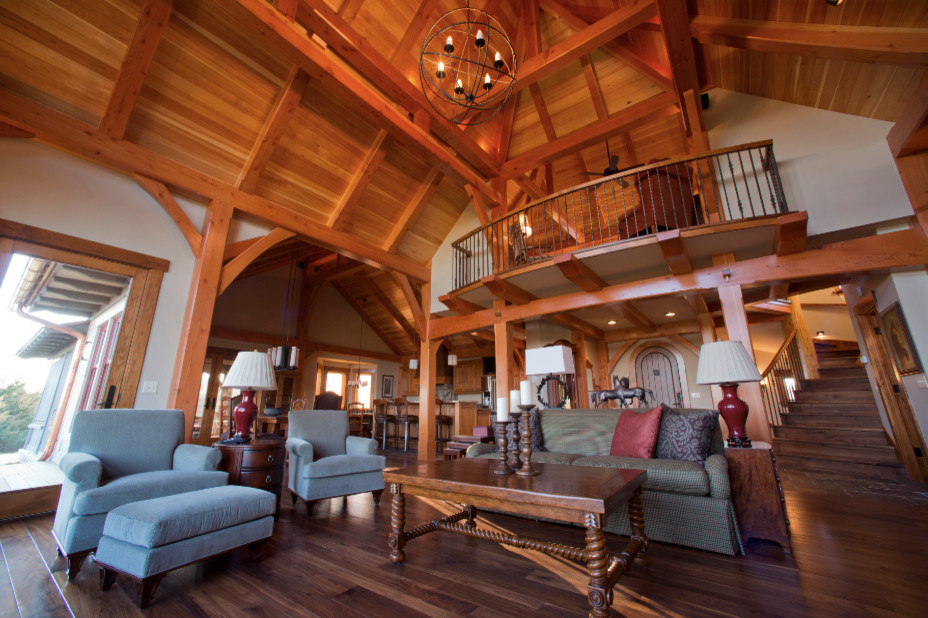 Mountain style home design photo in Minneapolis