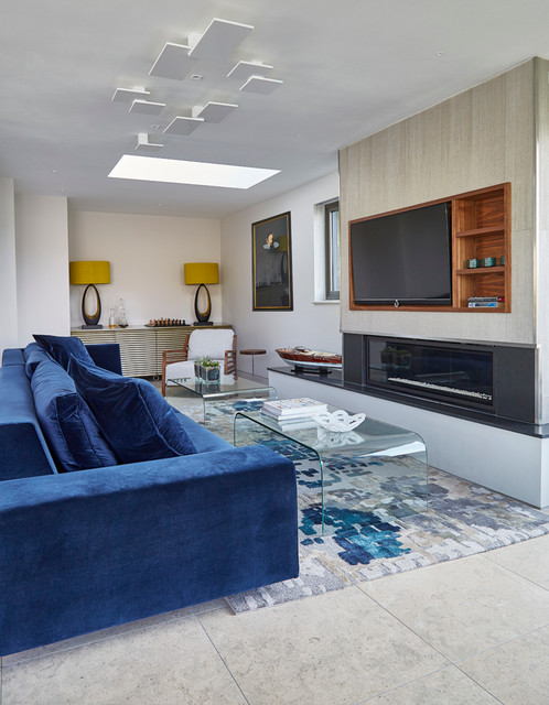 Living Room lighting scenes landstil-dagligstue