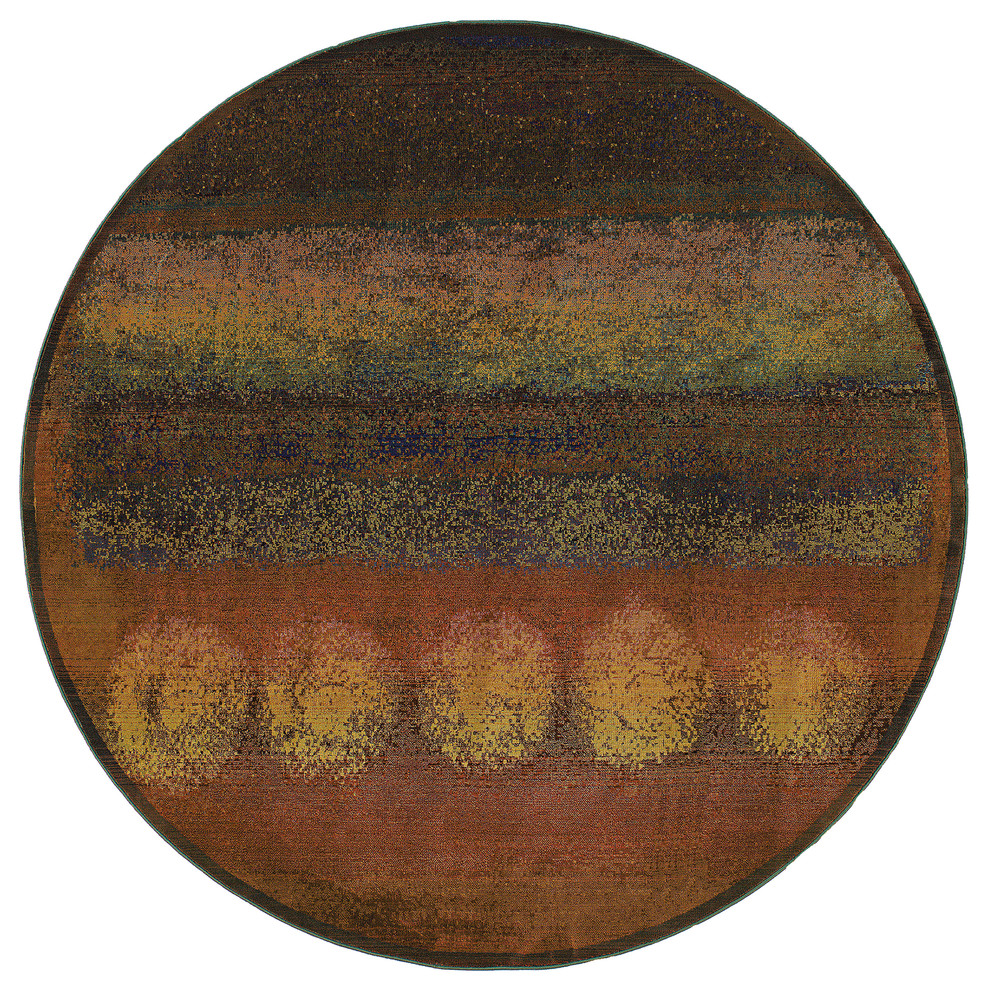 Oriental Weavers Sphinx Kharma II 167x4 Gold Rug Contemporary Area