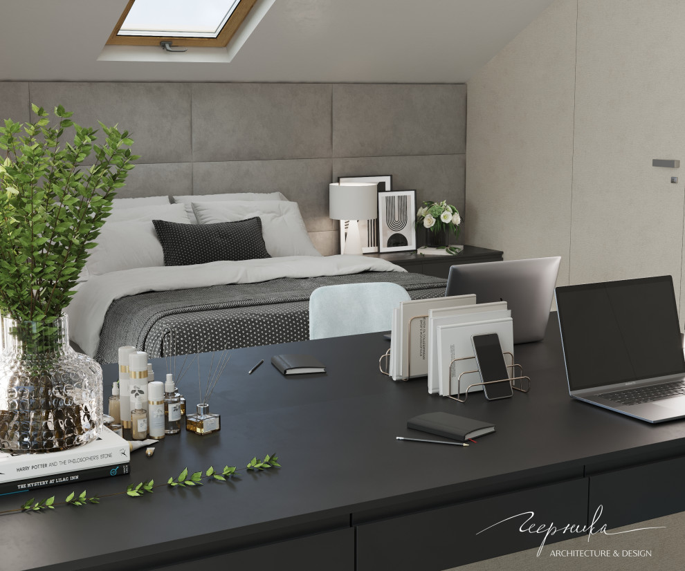 Проект HONEST. Мастер-спальня в современном стиле