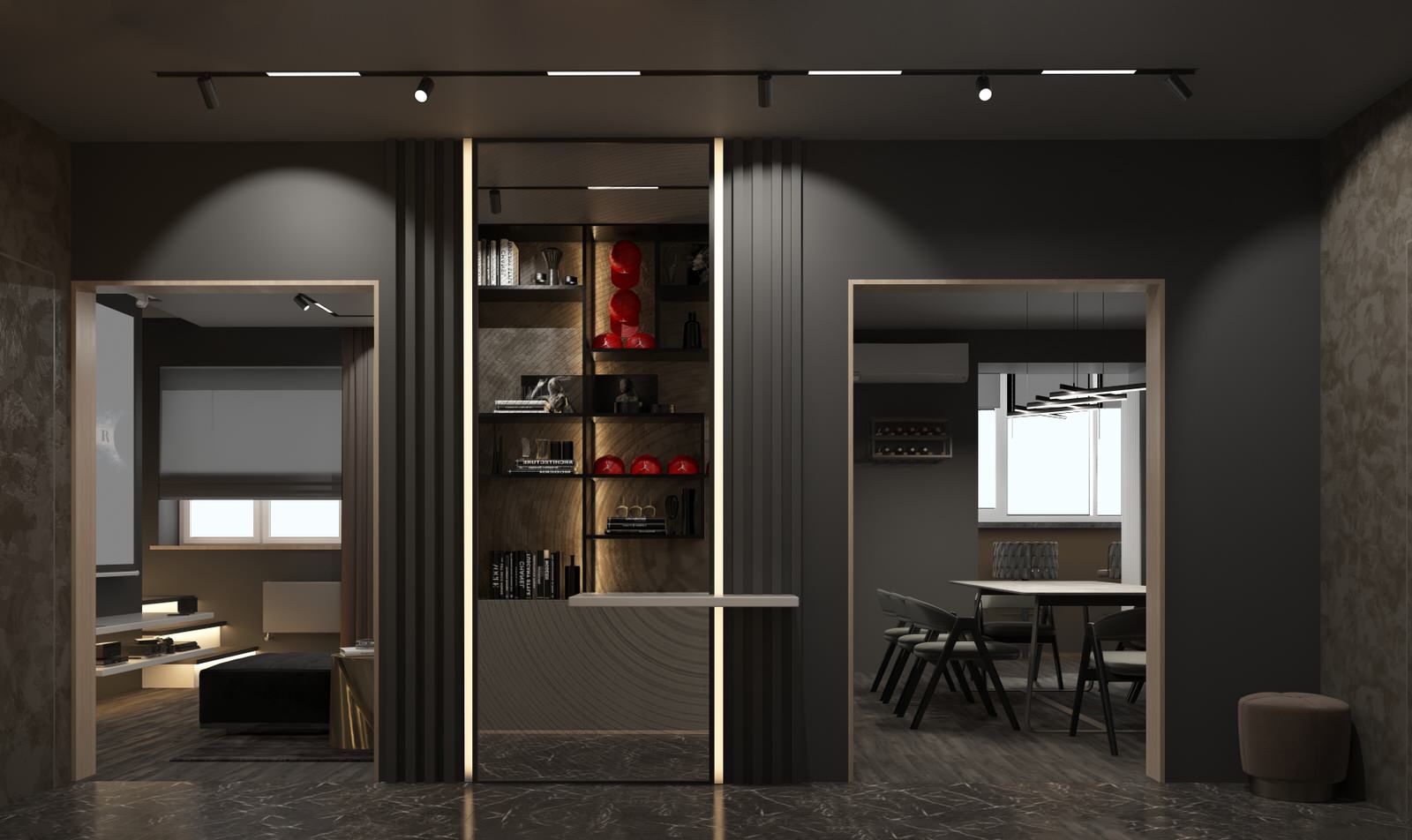 Дизайн 2х-этажной квартиры в Липецке