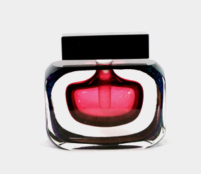 Ruby/Black Rectangle Perfume