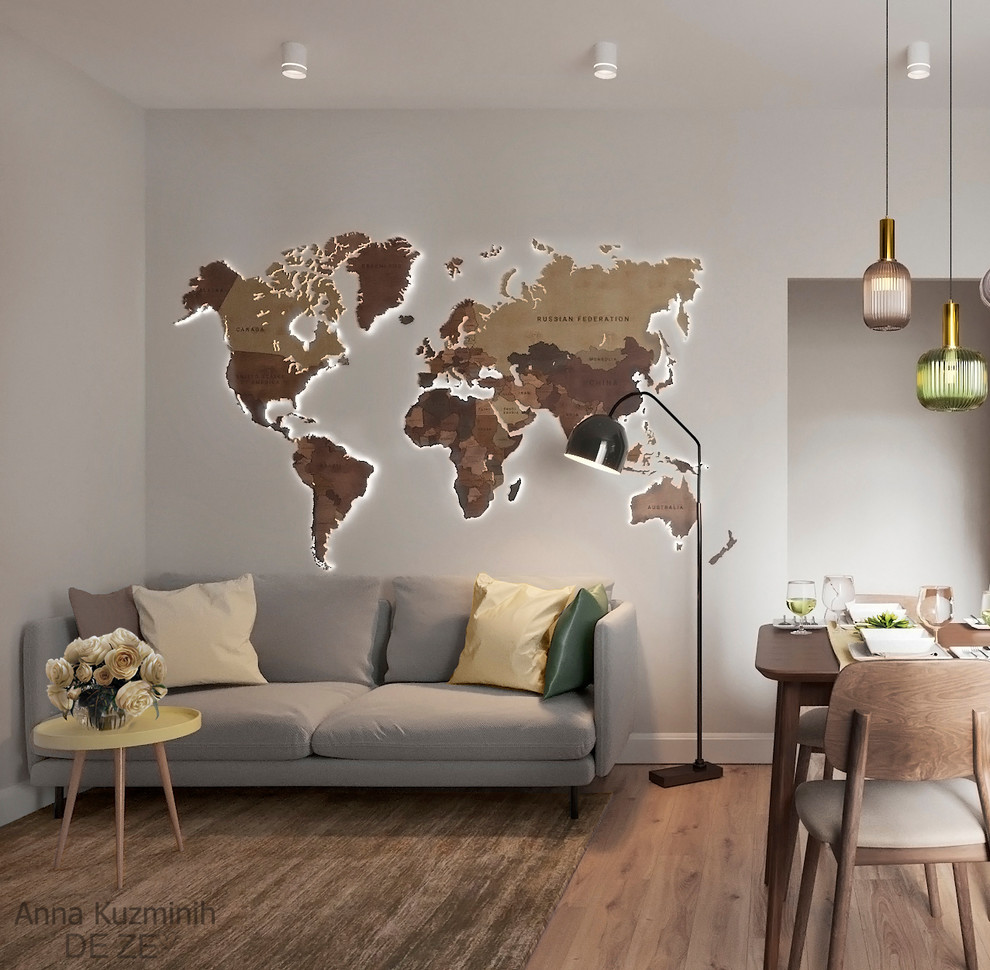 Кухня-гостиная 18.кв.м. Питер