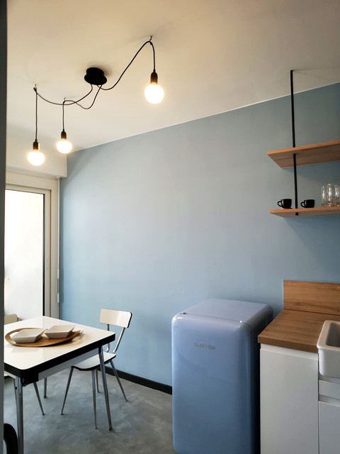 PROJET CS - T1 midcentury-kitchen