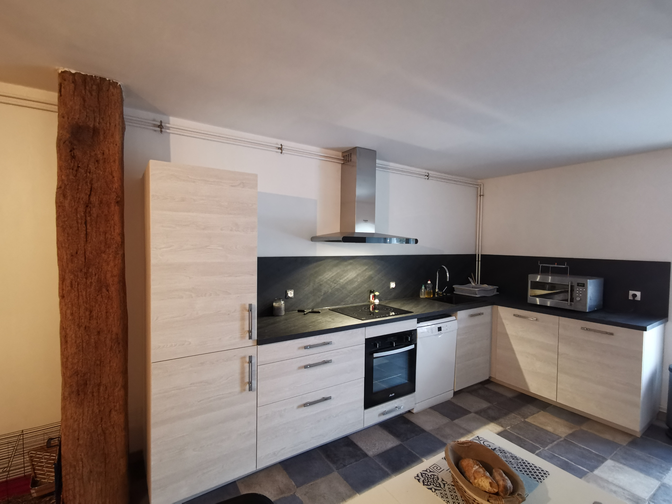 cuisine blanche et noire