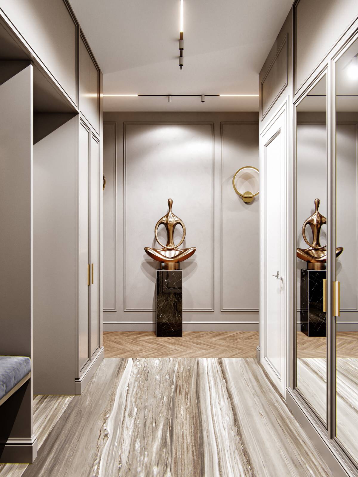 Интерьер квартиры в ЖК Символ 100м2