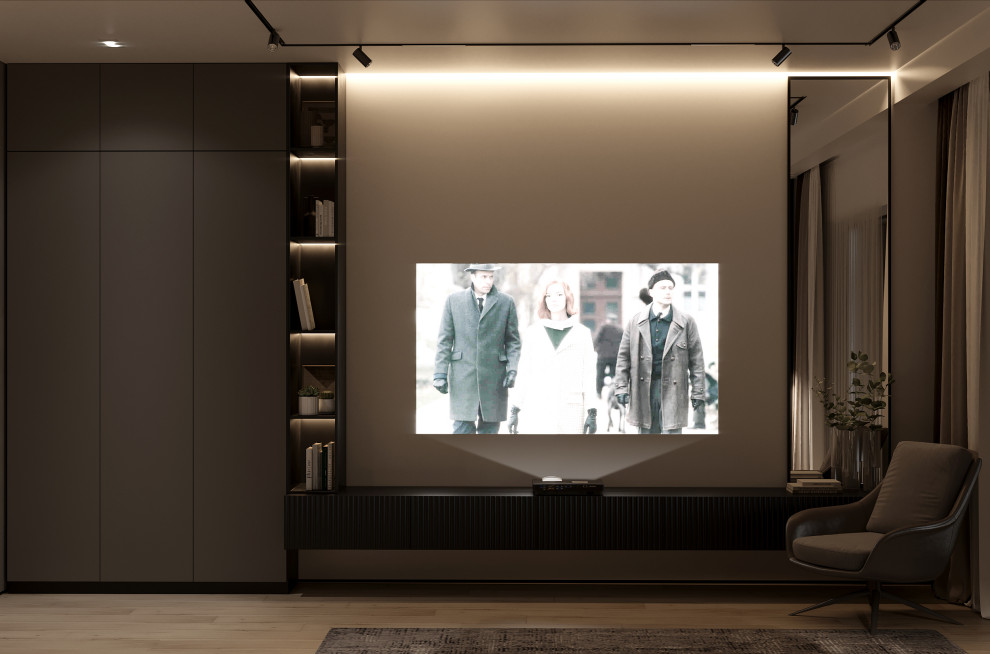 Проект спальни в загородном доме.