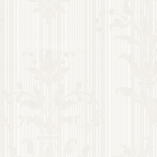 Norwall CS27363 Classic Silks Wallpaper White