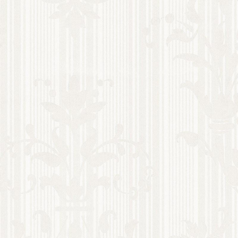 Norwall CS27363 Classic Silks Wallpaper White