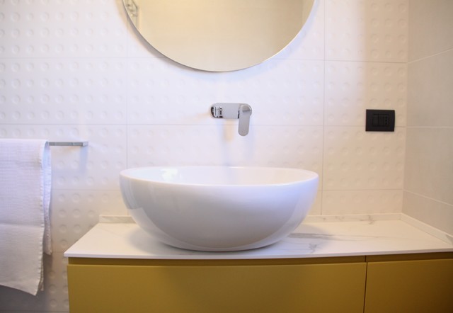Particolare lavabo minimalistisch-badezimmer